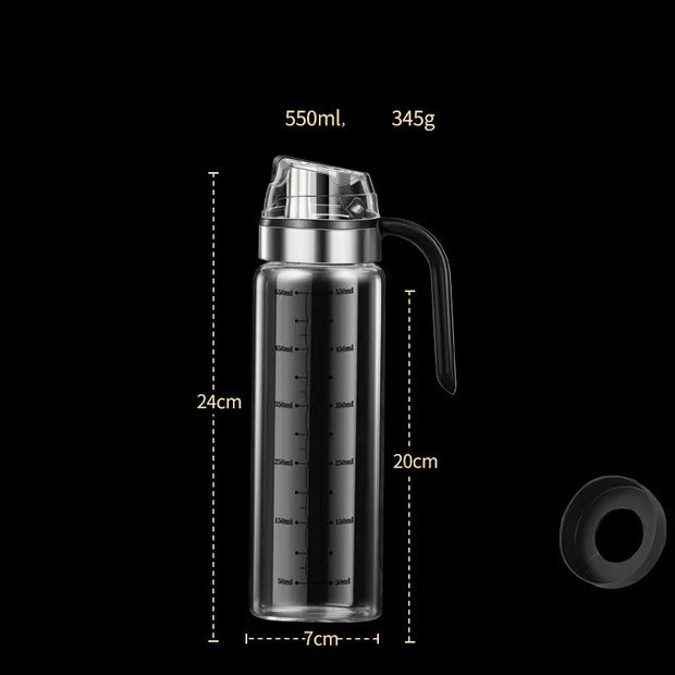 Leak-Proof Automatic Gravity Glass Oil Dispenser