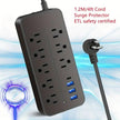 Elite SurgeGuard Power Station – 8 AC Sockets & 4 USB Ports with Robust Extension