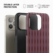 Mulberry | Burgundy Wavy Textured iPhone Case