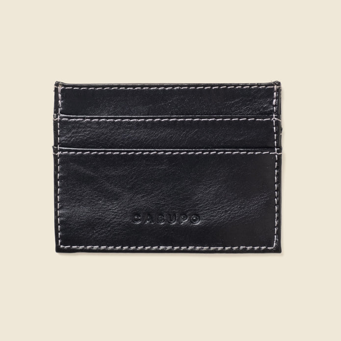 Slim Card Holder Wallet with RFID Protection - Black