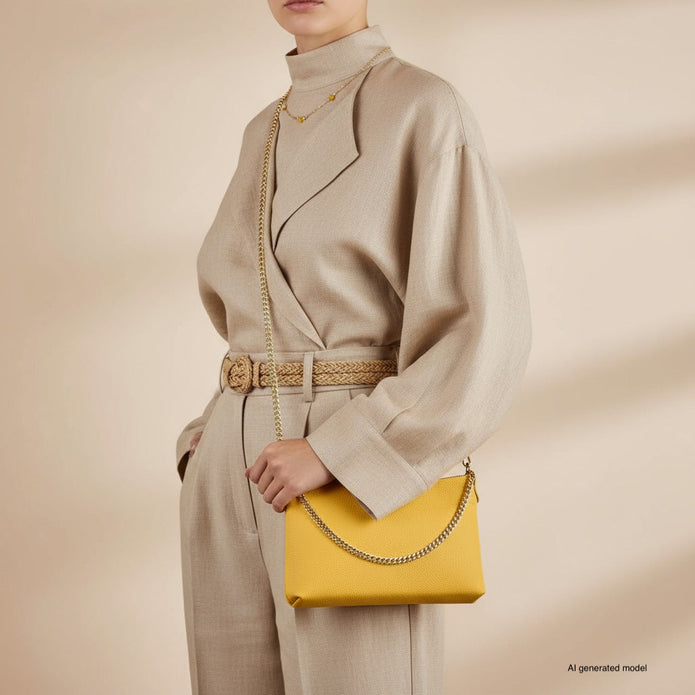 Italian Full-Grain Leather Crossbody Bag | Mantova