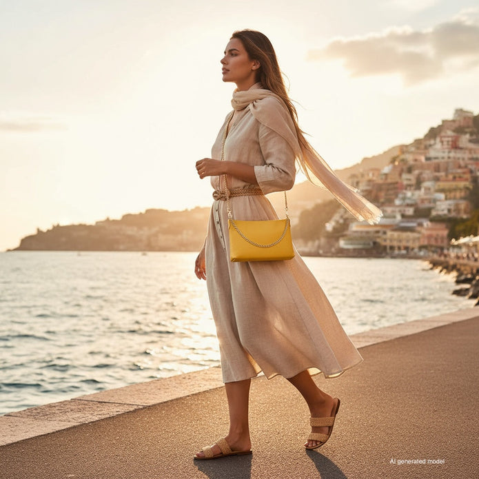 Italian Full-Grain Leather Crossbody Bag | Mantova