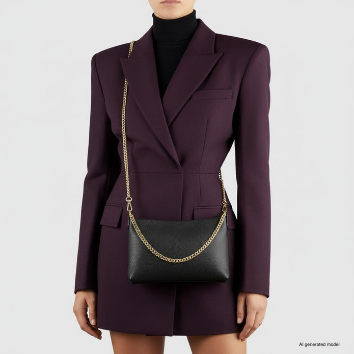 Italian Full-Grain Leather Crossbody Bag | Mantova