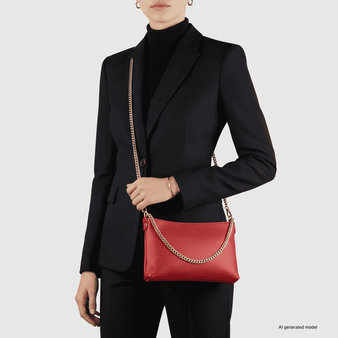 Italian Full-Grain Leather Crossbody Bag | Mantova