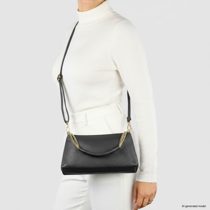 Italian Full-Grain Leather Crossbody Bag | Milano