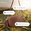 Italian Full-Grain Leather Crossbody Bag | Parma