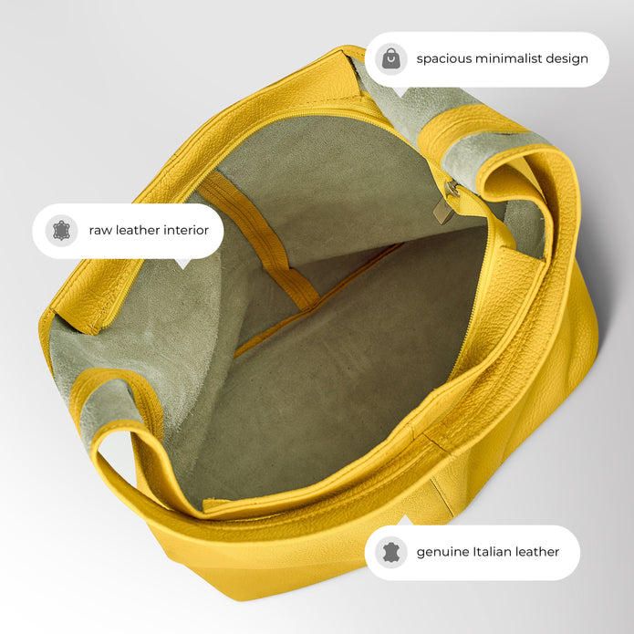 Italian Full-Grain Leather Hobo Bag | Siena