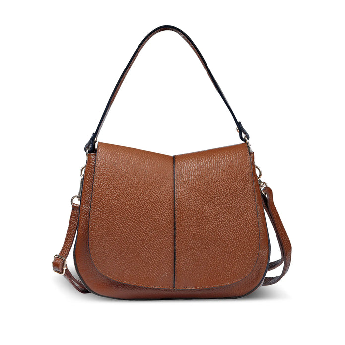Italian Full-Grain Leather Shoulder Bag | Terni