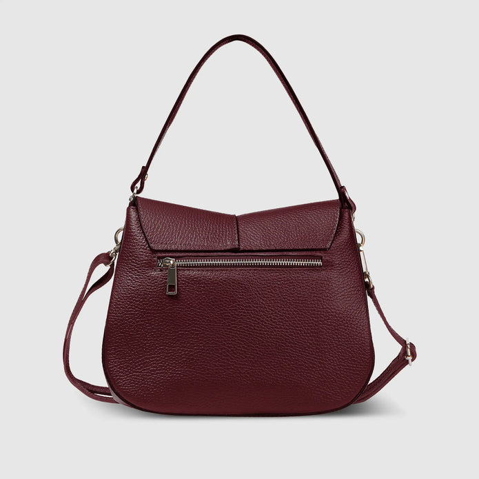 Italian Full-Grain Leather Shoulder Bag | Terni