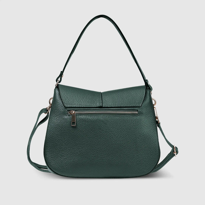 Italian Full-Grain Leather Shoulder Bag | Terni