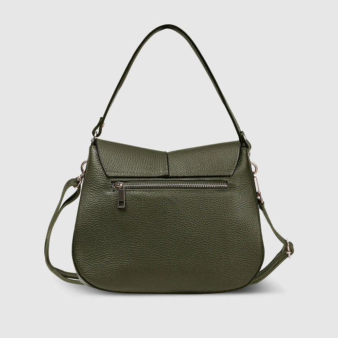 Italian Full-Grain Leather Shoulder Bag | Terni