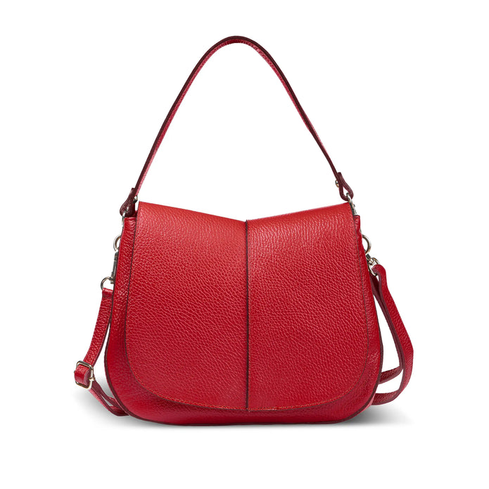 Italian Full-Grain Leather Shoulder Bag | Terni