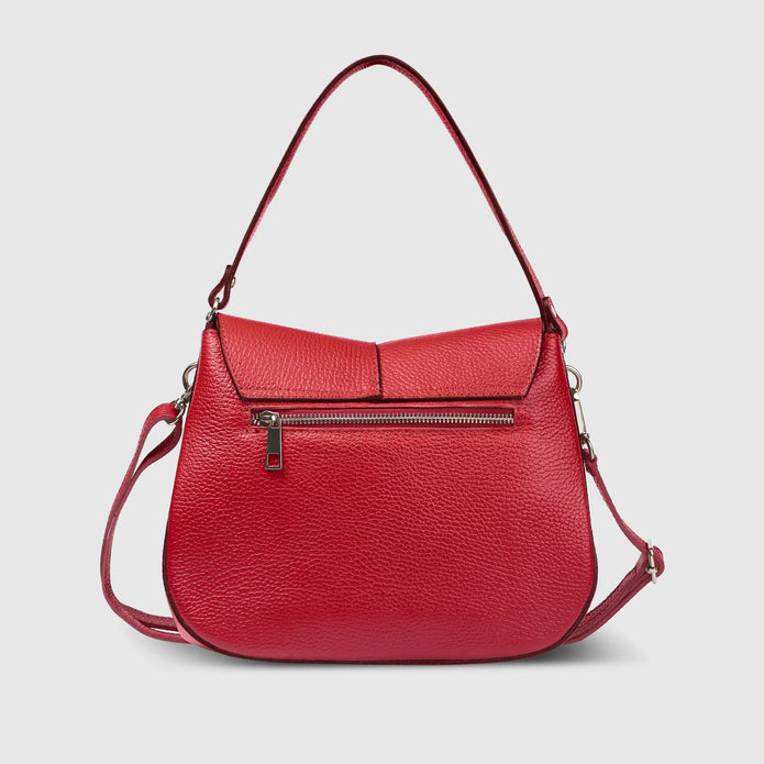 Italian Full-Grain Leather Shoulder Bag | Terni