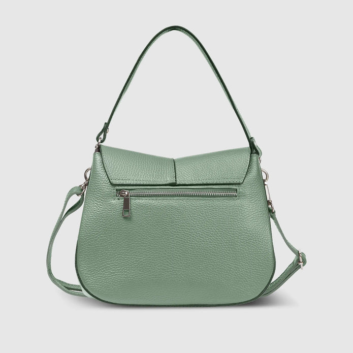 Italian Full-Grain Leather Shoulder Bag | Terni
