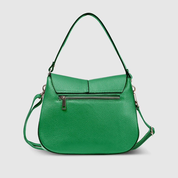 Italian Full-Grain Leather Shoulder Bag | Terni
