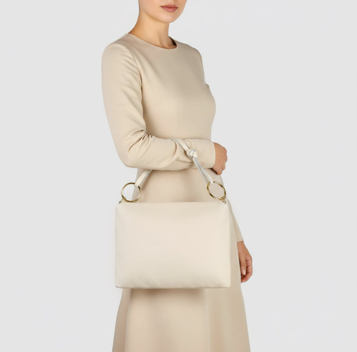 Italian Full-Grain Leather Shoulder Bag | Livorno