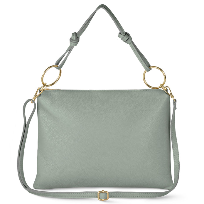Italian Full-Grain Leather Shoulder Bag | Livorno