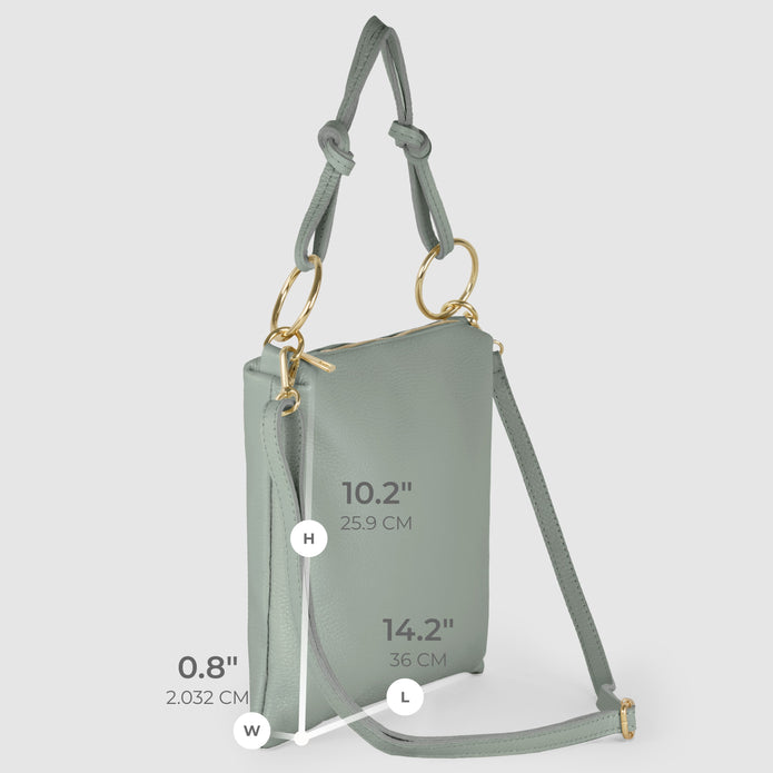 Italian Full-Grain Leather Shoulder Bag | Livorno