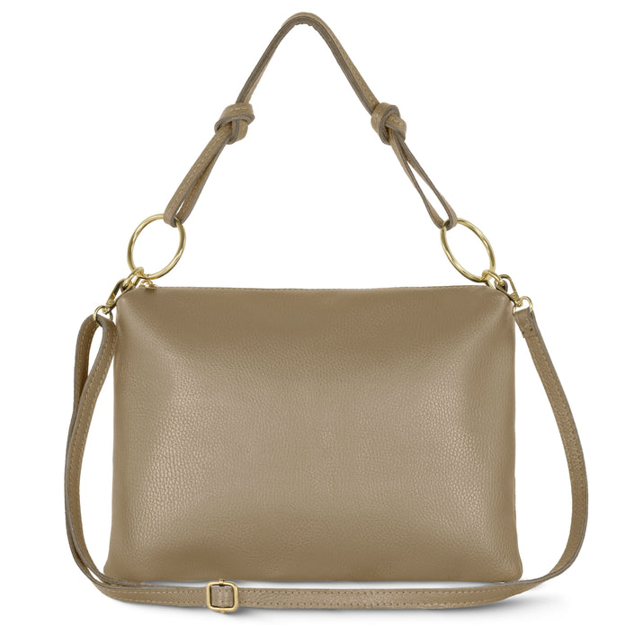 Italian Full-Grain Leather Shoulder Bag | Livorno