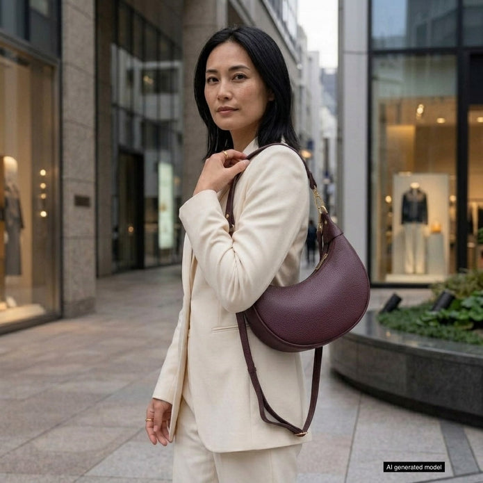 Italian Full-Grain Leather Shoulder Bag | Verona