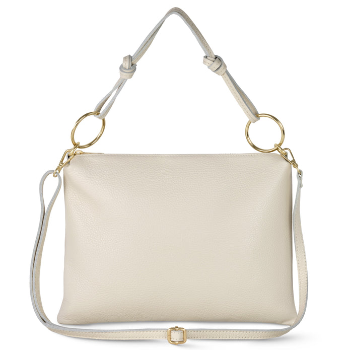 Italian Full-Grain Leather Shoulder Bag | Livorno