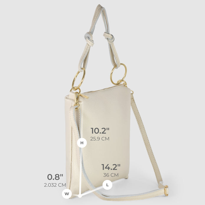 Italian Full-Grain Leather Shoulder Bag | Livorno