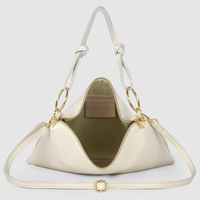 Italian Full-Grain Leather Shoulder Bag | Livorno