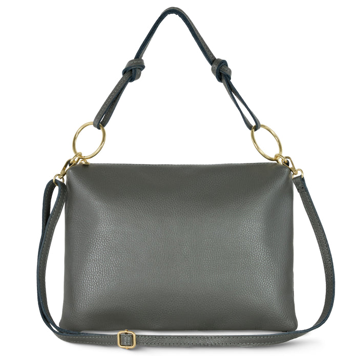 Italian Full-Grain Leather Shoulder Bag | Livorno