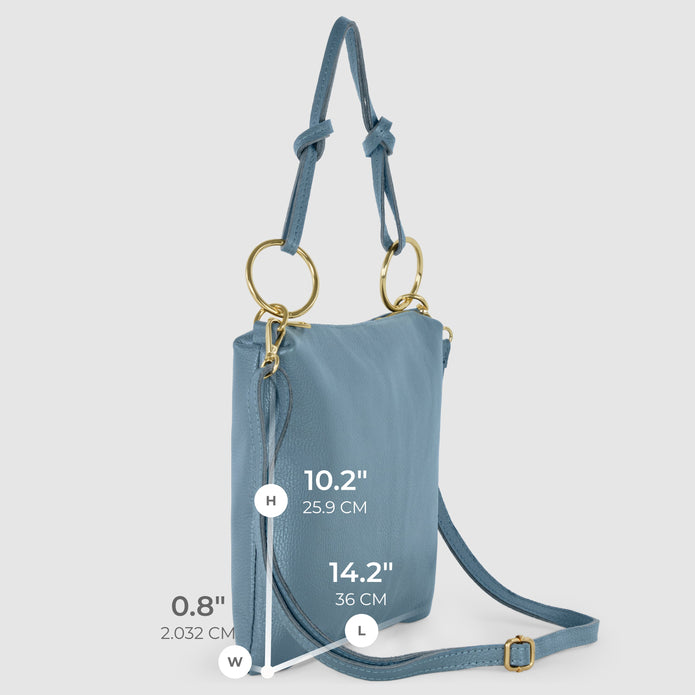 Italian Full-Grain Leather Shoulder Bag | Livorno