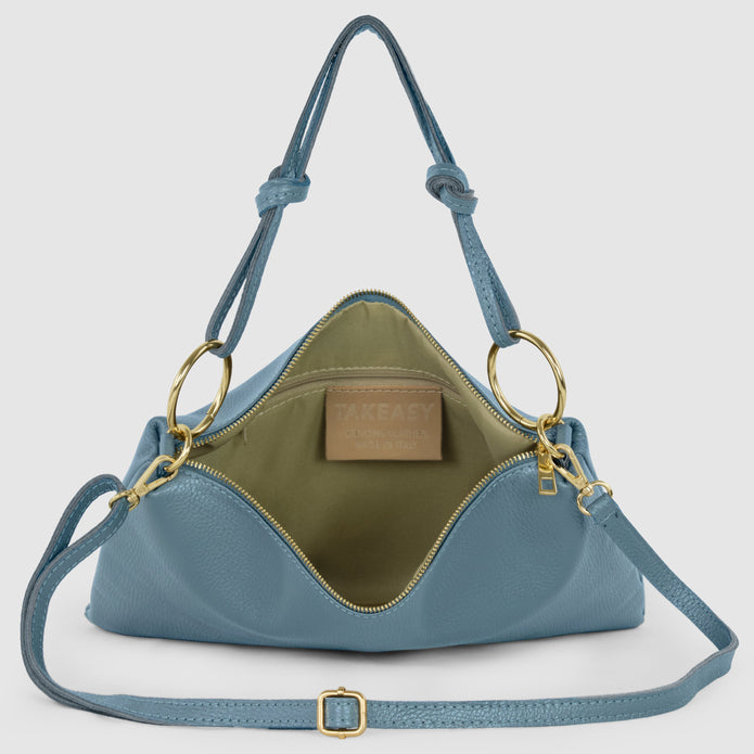 Italian Full-Grain Leather Shoulder Bag | Livorno