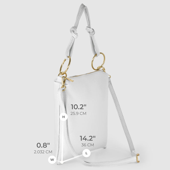 Italian Full-Grain Leather Shoulder Bag | Livorno