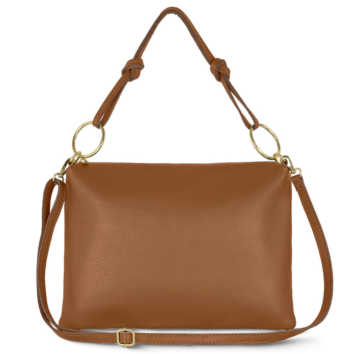 Italian Full-Grain Leather Shoulder Bag | Livorno