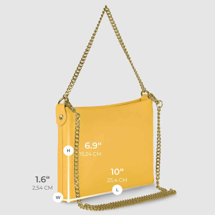 Italian Full-Grain Leather Crossbody Bag | Mantova