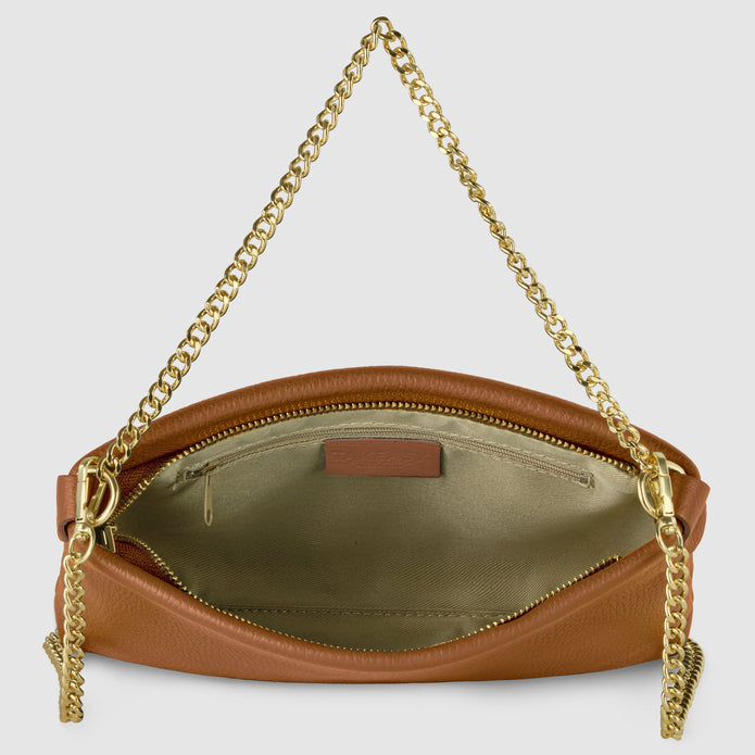 Italian Full-Grain Leather Crossbody Bag | Mantova