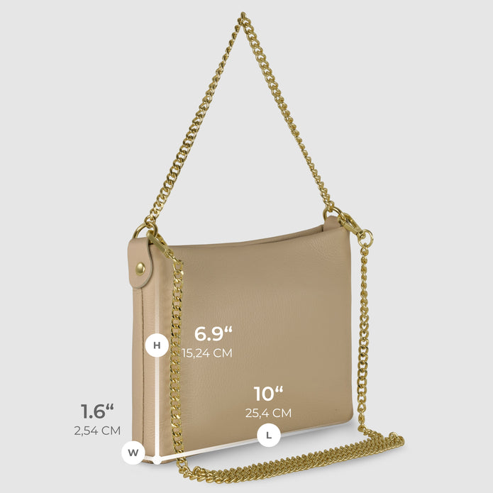 Italian Full-Grain Leather Crossbody Bag | Mantova