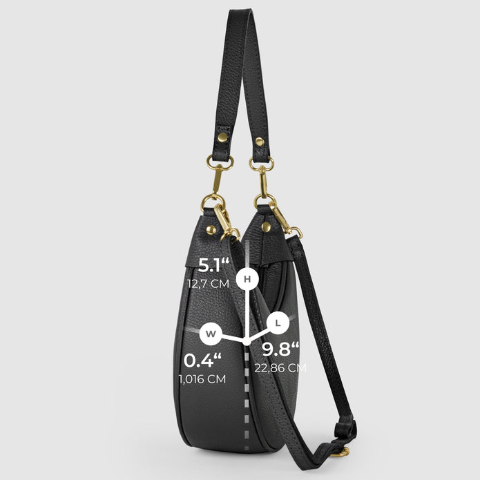 Italian Full-Grain Leather Shoulder Bag | Verona