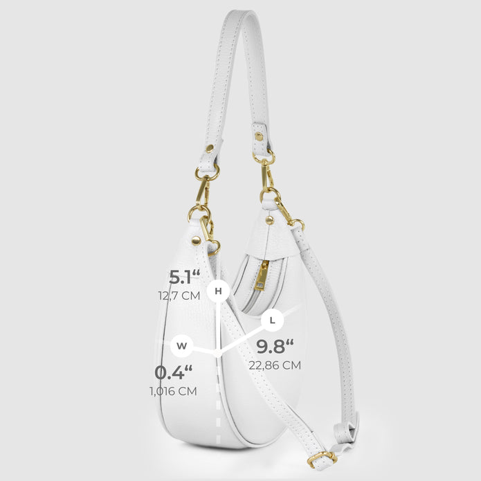 Italian Full-Grain Leather Shoulder Bag | Verona