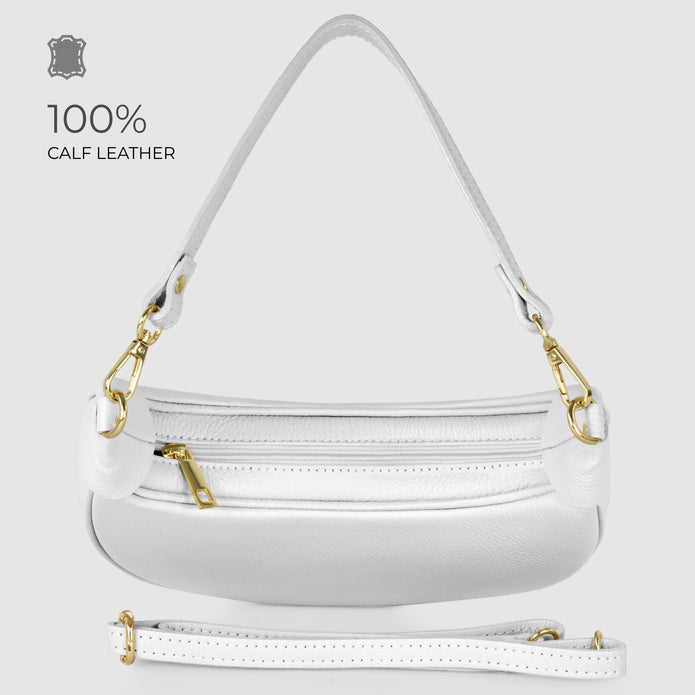 Italian Full-Grain Leather Shoulder Bag | Verona