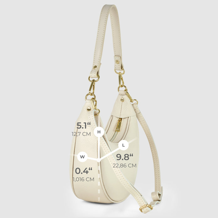 Italian Full-Grain Leather Shoulder Bag | Verona