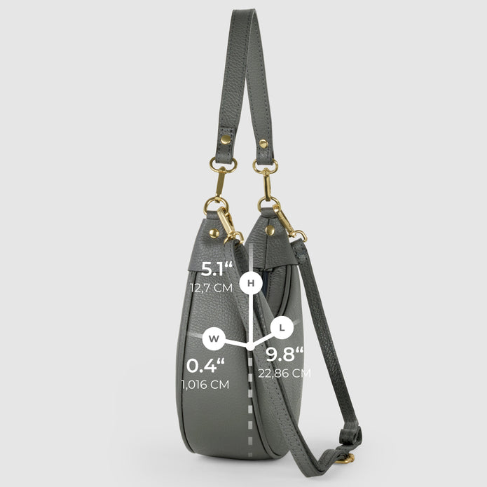 Italian Full-Grain Leather Shoulder Bag | Verona