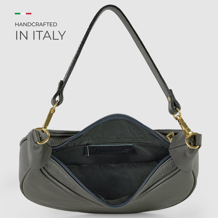 Italian Full-Grain Leather Shoulder Bag | Verona
