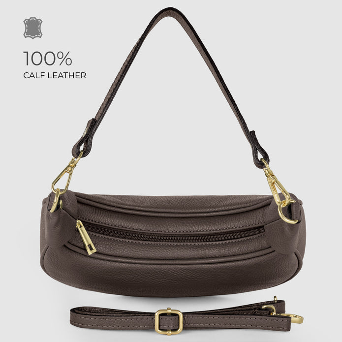 Italian Full-Grain Leather Shoulder Bag | Verona