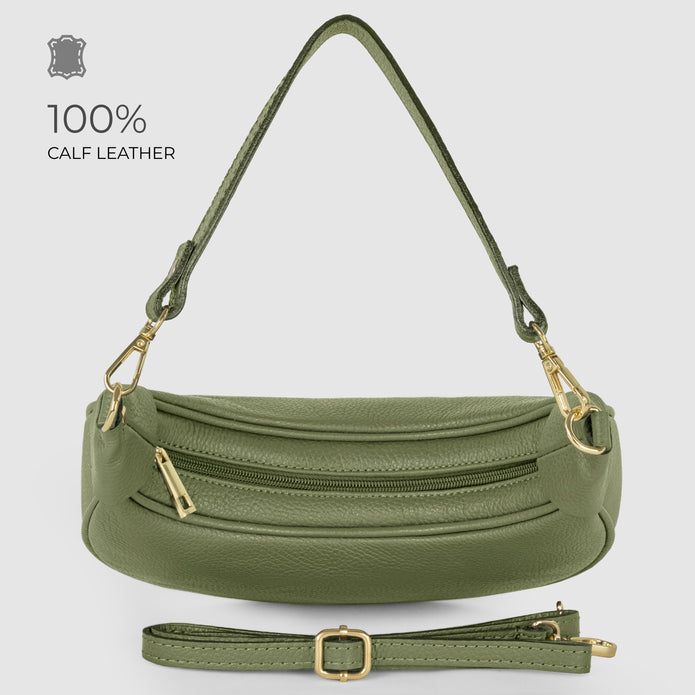 Italian Full-Grain Leather Shoulder Bag | Verona