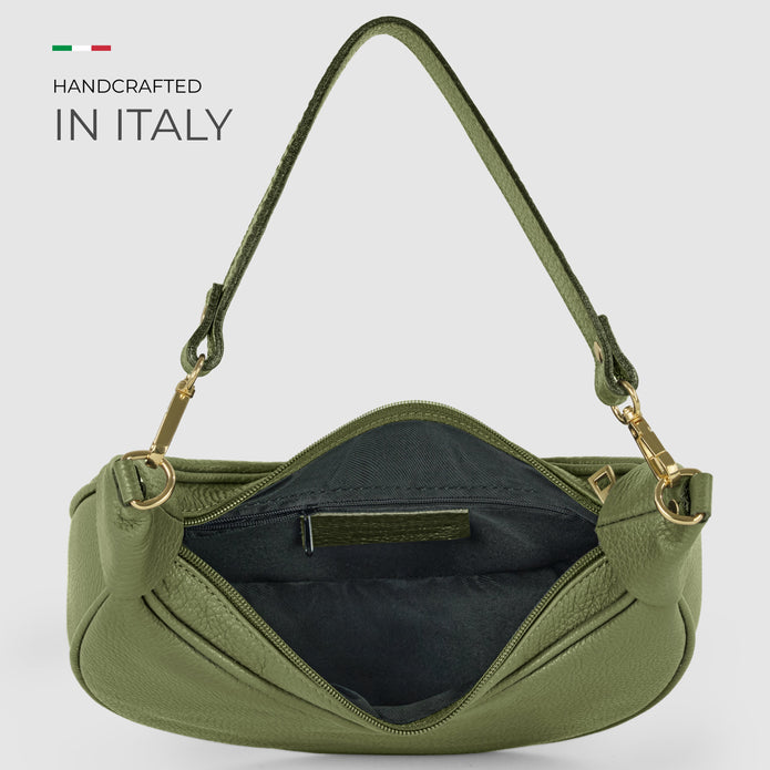 Italian Full-Grain Leather Shoulder Bag | Verona