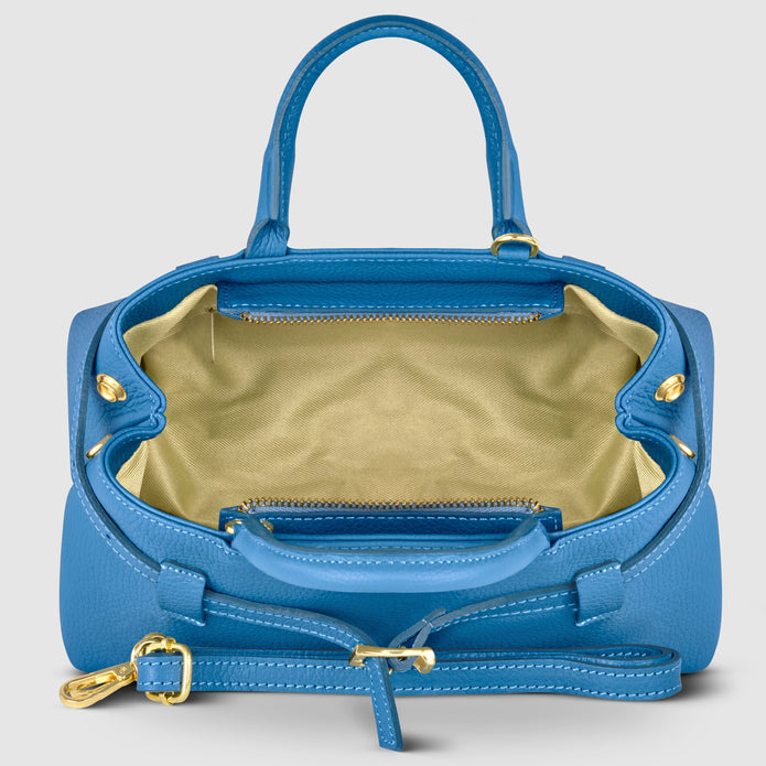 Italian Full-Grain Leather Top-Handle Bag | Cervia