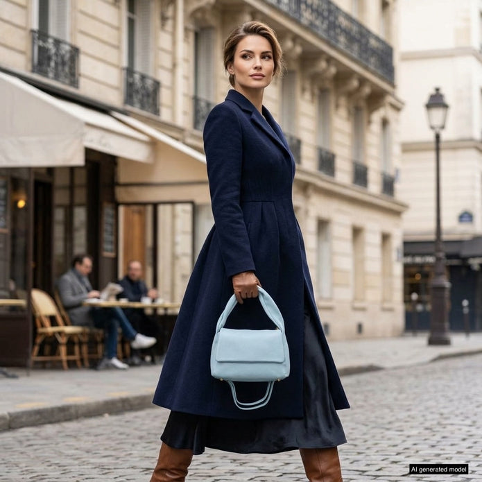 Italian Full-Grain Leather Top-Handle Bag | Perugia