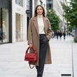 Italian Full-Grain Leather Top-Handle Bag | Perugia