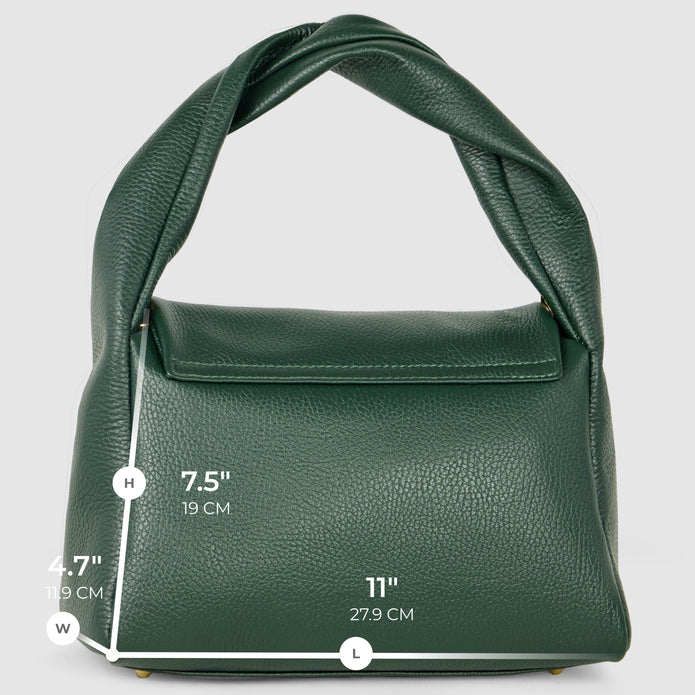 Italian Full-Grain Leather Top-Handle Bag | Perugia