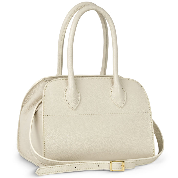 Italian Full-Grain Leather Top-Handle Bag | Sanremo