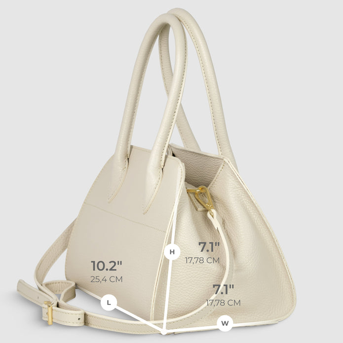 Italian Full-Grain Leather Top-Handle Bag | Sanremo